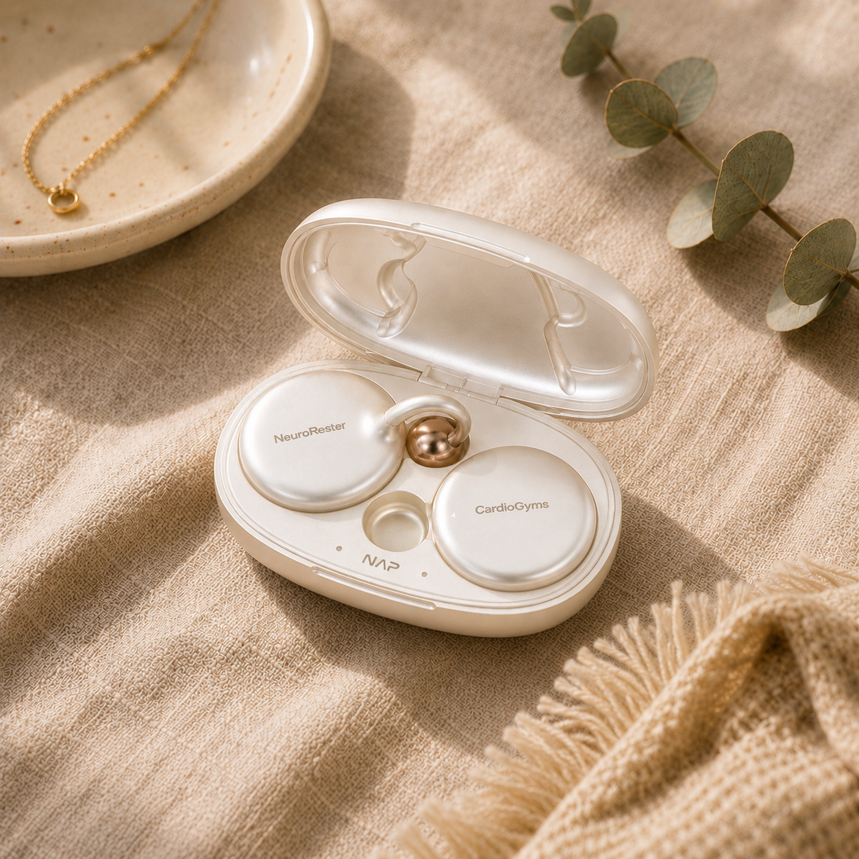NeuroRester Deep Sleep Optimizer, Pearl White